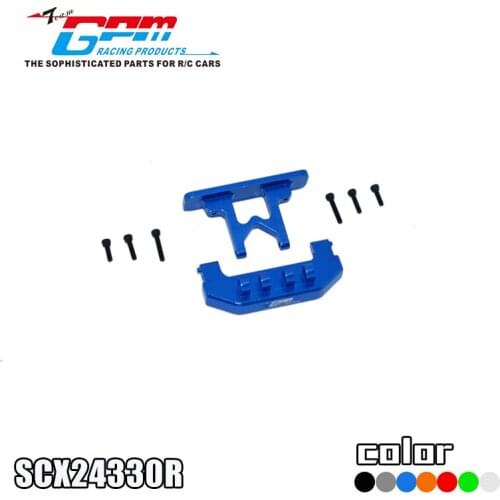 Aluminum rear body mount+rear bumper for AXIAL-1/24 4WD SCX24 DEADBOLT-AXI90081 rc car parts