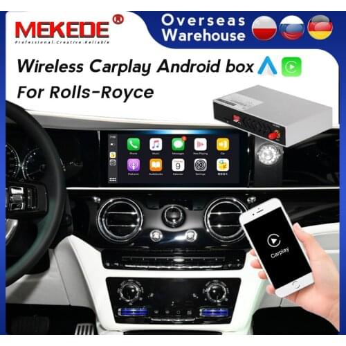 Car Multimedia Wireless Apple CarPlay Android Auto For Rolls- Royce Phantom Ghost Wraith Cullindn Support original 10.25" Screen