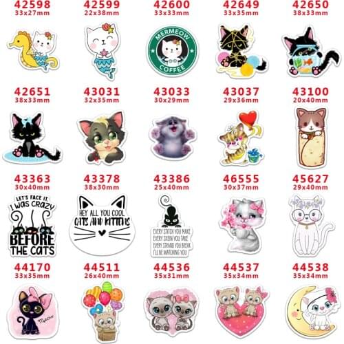 2020 new arrival Free shipping 30 pcs/package printed resin planar flat-back resins for Hair Bow Decoration PR42598