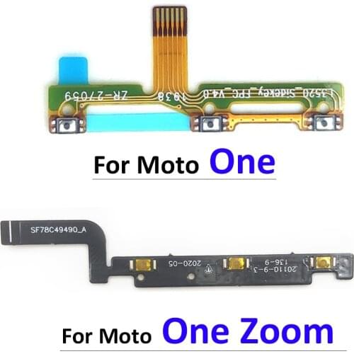 Power On Off Volume Side Button Key Flex Cable For Motorola Moto E6 E7 G9 Plus Play Z4 Power One Vision Action Hyper