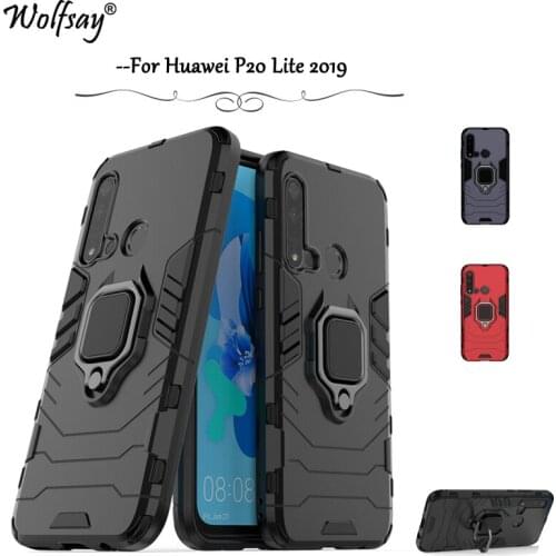 For Huawei P20 Lite 2019 Case Shockproof Armor Silicon Cover Hard PC Phone Case Bumper For Huawei P20 Lite 2019 Protective Cover