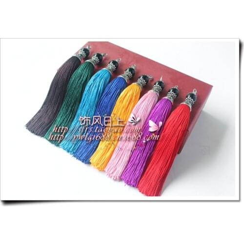 Long 15cm Gold bar flow Su Suizi Small objects hanging ear hanging ear Chinese knot tassels Wholesale Accessories