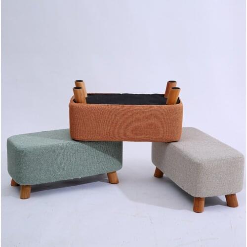Household Lengthen Multi-person Change Shoe Bench Modern Simple Living Room Sofa Stool Creative Footrest Low Stool Safe Durable