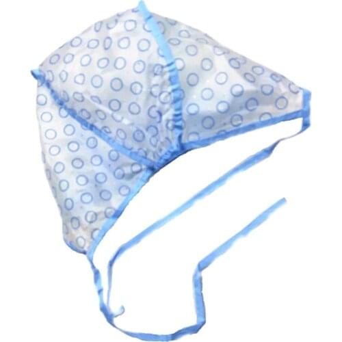 Double-layer Plastic Disposable Hair Highlighting Cap Dye Hat with Hook Needle