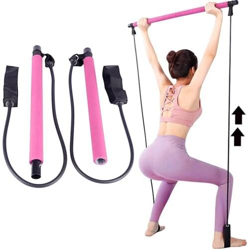 Yoga Crossfit Resistance Bands Pilates Stick Elastic Band for Sports Home Gym Workout Elastic Bands For Fitness Equipments