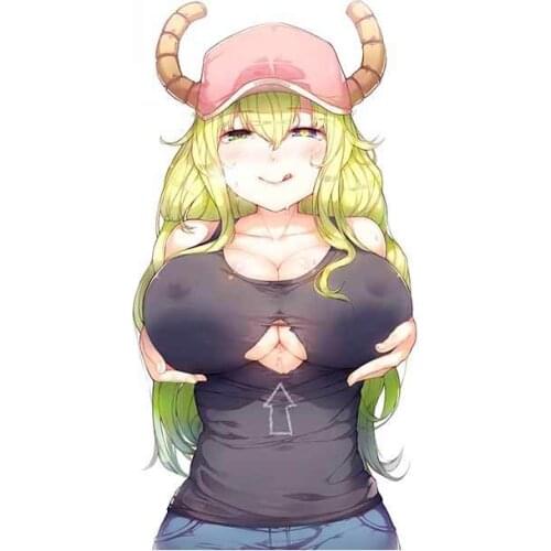 Personality Luca Dragon Maid Personality Decal Trunk Refrigerator Laptop Car Stickers Waterproof Bumper Decoration Apply To Car