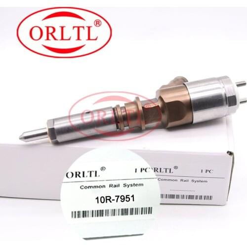 10R7951 Diesel Engine Injector 10R-7951 Common Rail Injector 10R 7951 (d18m01y13p4752) For tracked excavator 320D, 320D FM