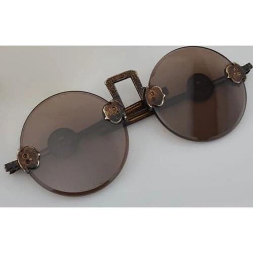 China antique collection home decoration princes mirror in the republic Natural crystal shades glasses