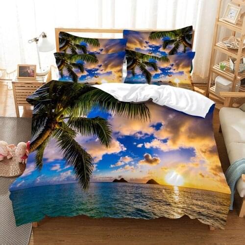 Bedding set duvet cover set 3d bedding digital printing bed linen queen size bedding set fashion design