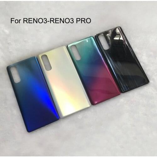Reno 3 Pro Back Glass Battery Cover For OPPO RENO3 Housing 3D Glass Case For Reno 3 Pro Rear Door Back Cover