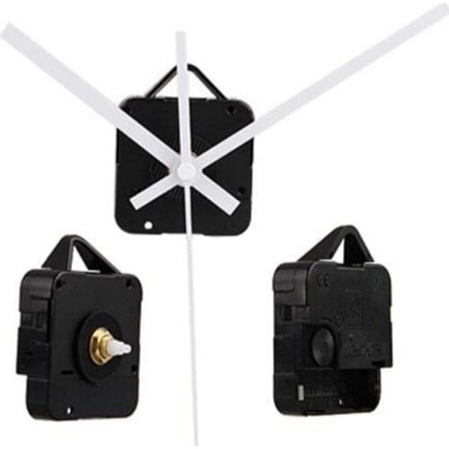 Quartz Clock Movement Long White Hand Mechanism DIY Repair Parts Accessories Replacement Kit Set Home Decorations