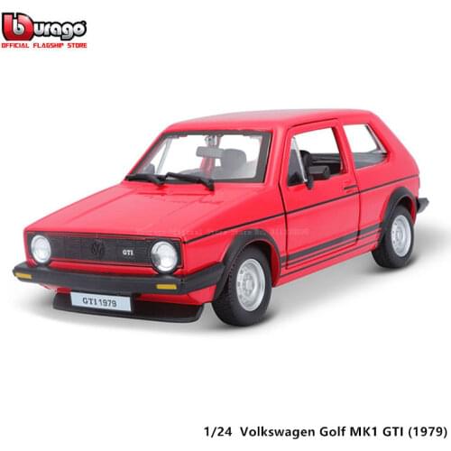 Bburago 1:24 Volkswagen Golf MK1 GTI 1979 alloy racing car Alloy Luxury Vehicle Diecast Cars Model Toy Collection Gift