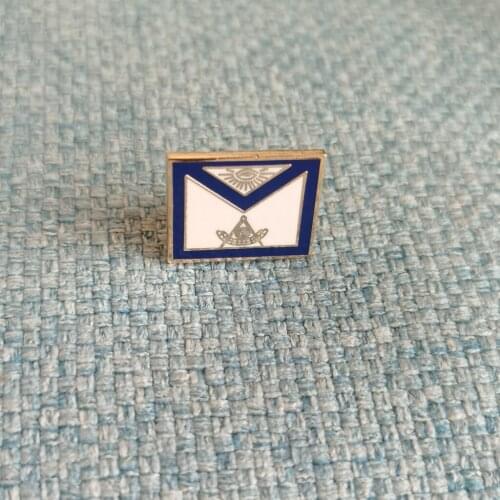 Wholesale 3/4" Brass masonic apron lapel badge