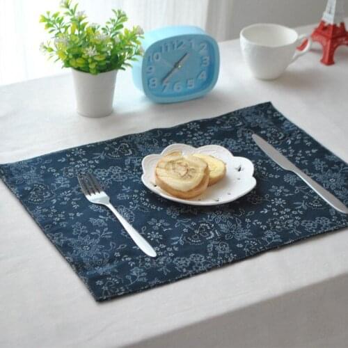 Hemp Tea Mat Placemat Nanzhao Japanese Style Tea Ceremony Cooking Accessories Ethnic Style Zen Dining Table Tea Table