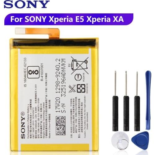 Replacement Battery LIS1618ERPC LIP1635ERPCS For SONY Xperia E5 XA1 F3113 F3311 F3313 F3112 F3116 F3115 F3111 G3112 G3121 G3116