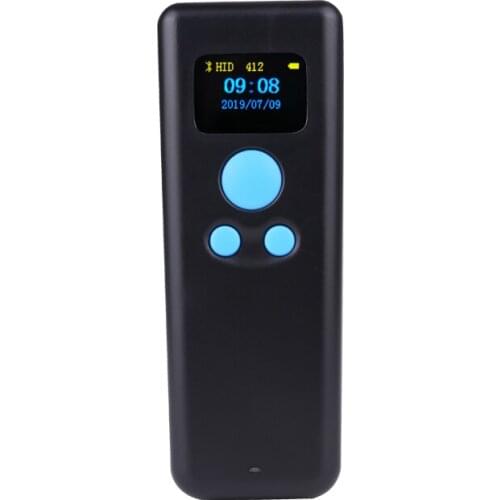 LED Indicator Barcode Scanner 1D CCD Wired & Wireless Bluetooth Barcode Reader with 500/s Scanning Speed