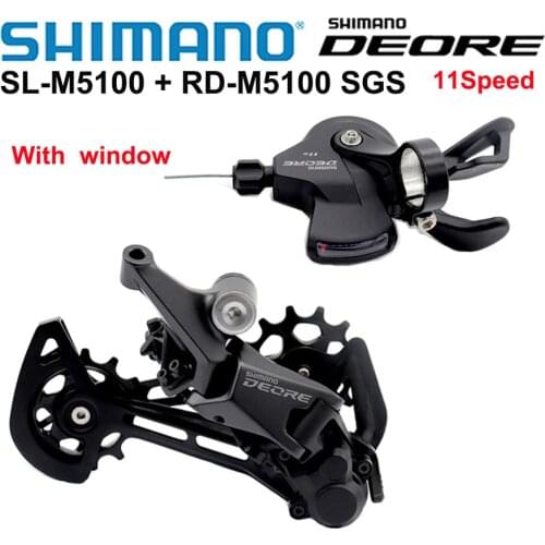 2020 NEW SHIMANO DEORE SL-M5100 + RD-M5100 11S Groupset MTB Mountain Bike Groupset 1x11S M5100 Rear Derailleur + Shifter Lever