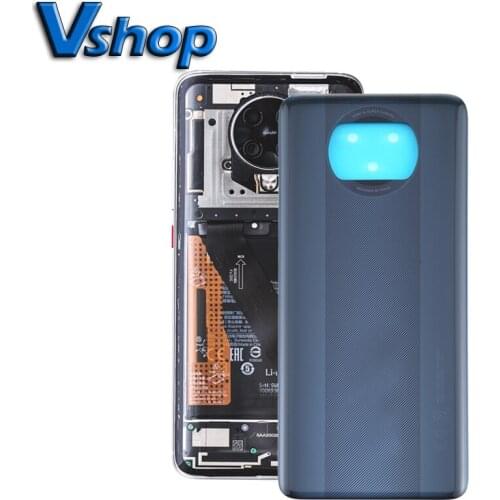 For Xiaomi Poco X3/Poco X3 NFC M2007J20CG/M2007J20CT Battery Back Cover Mobile Phone Replacement Parts