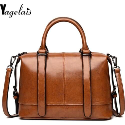 Women Bag 2019 Luxury Designer Casual Women Leather Handbags Fashion Famous Brand Womens Shoulder Messenger Bags For Women