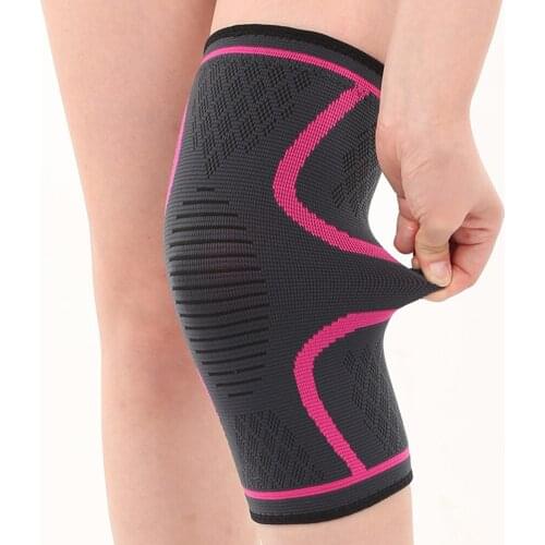 1Pc Compression Knee Brace Sleeve Elastic Knee Pads Nylon Fitness Kneepad Support Patella Brace Sports Running Joint Pain Relief