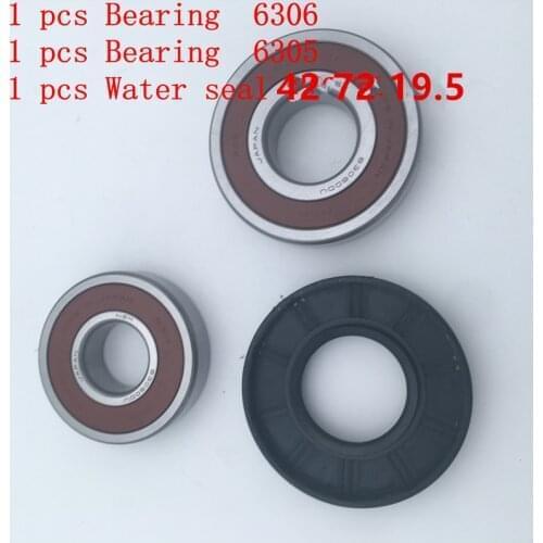1 pieces Water seal Y42 72 19.5 +6305Z Bearings+6306Z Bearings