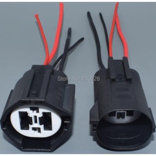 Shhworldsea 4 pin male female Dissipating Fan Compound connector plug for Ford Focus Volvo Land Rover 7282-8497-90 7283-8497-90