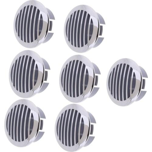 7Pcs RV Marine Boat 3" Stainless Steel Grill Airflow Vent Cover 81932SS