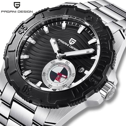 PAGANI DESIGN Brand Mens Automatic Watch Top Luxury Sport Watch Man Waterproof Stainless Steel Wristwatch Men Mechanical Watch