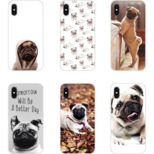 For Huawei G7 G8 P7 P8 P9 P10 P20 P30 Lite Mini Pro P Smart Plus 2017 2018 2019 Puppies Cubs Dogs Poodle Pug Doggy Fashion Cases