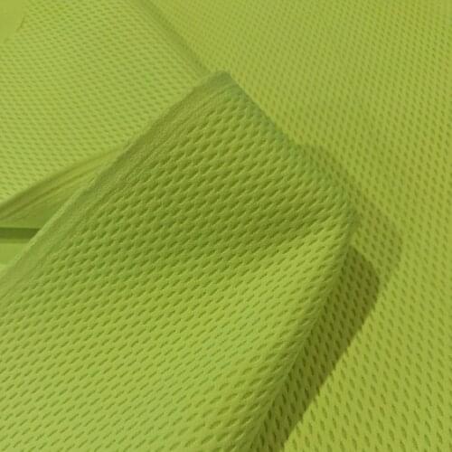4 yards Fluorescent Green Birds Eye Mesh Shoe Material Sports Casual Shoes Fabric Sandwich Mesh Manufacturing