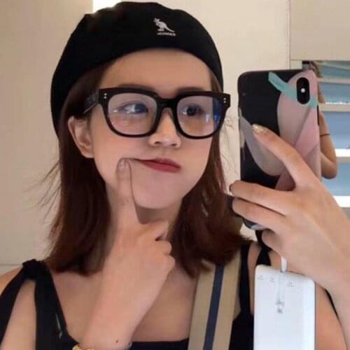 Blue Light Blocking Glasses Women Men Vintage Rivets Anti Blue Ray Spectacles computer Gaming Eyewear transparent glasses frame