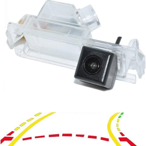 Dynamic Tracks Car Rear View Backup Camera For Kia K2 Rio Sedan Hatchback Ceed 2013 Hyundai Accent Solaris Verna 2014 I30