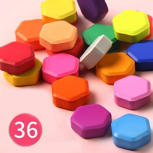 36-Colors Portable Watercolor Painting Solid Pigment Paint Set for Kids Adults Professional Beginners Indoor Outdoor Use