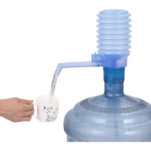 New Hot 1pc 16.2*8.8cm Bottled Drinking Water Easy Hand Press Pump Dispenser Home Indoor Outdoor Bottled Press Water Pump New FD