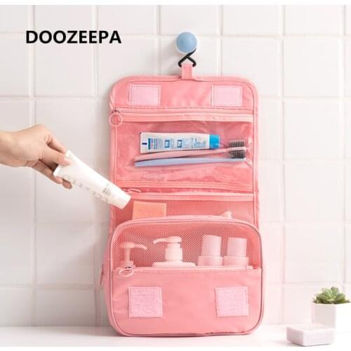 DOOZEEPA Travel Organizer Cosmetic Bag Multifunctional Hanging Bag Portable Toiletries Organizers Hook Up Travel Accessories