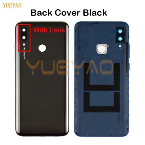 Original For Huawei P Smart 2019 POT-LX3 POT-L23 POT-LX1 POT-L21 POT-LX2 Back Battery Cover Door Housing case Rear Glass parts