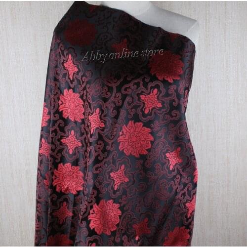 90cm*50cm Brocade costume dress fabric clothing fabric festive scene layout antique brocade fabrics decorative rich flowers