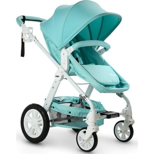 Mige baby cart Fabric stroller High landscape stroller Multi-gear adjustment Winter stroller Upgrade brake folding stroller