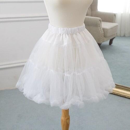 Fluffy Mesh Short Crinoline Daily Support Bubble Skirt Wedding Dress Crinoline Yarn Support