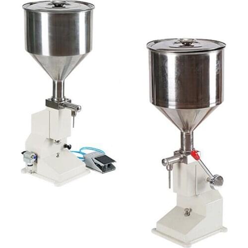 Manual cream filling machine cream shampoo cosmetic foot control filler liquid filler machine