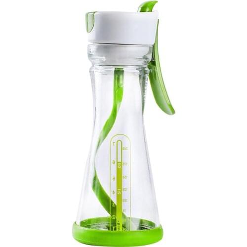 Manual Salad Dressing Mixer Kitchen Seasoning Sauce Dipping Sauce Salad Juice Bottle Mixing Cup Drink Juice Storage Bottle