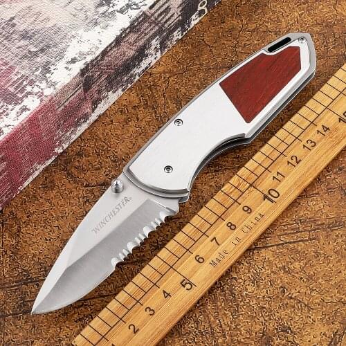OEM folding knife 3Cr13 blade full steel handle outdoor tactical camping mountaineering survival fruit edc hunting tool knife