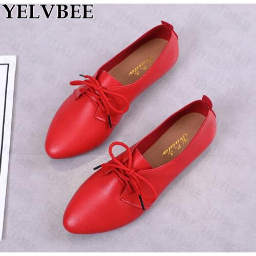 Casual Soft Shoes Lady Designer Walking Oxford Shoes 2021 New Autumn Lace-up Women Flats Shoes Party Fashion Cozy Shallow Sports
