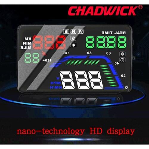 Universal Multi Color Auto Car HUD GPS Head Up Display Speedometers Overspeed Warning Dashboard Windshield Projector CHADWICK Q7