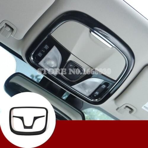 Interior Front Reading Light Trim Cover Black 2pcs For Jeep Cherokee 2014-2016 Car accesories interior Car decoration