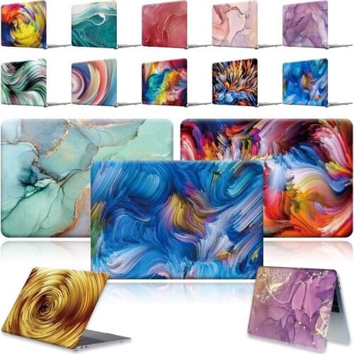 Painted Laptop Shell case cover For Apple MacBook 11 12 13 15 16/MacBook 13.3 A1369 A1466 Pro 16 A2141/MacBook Air A2179 A1932