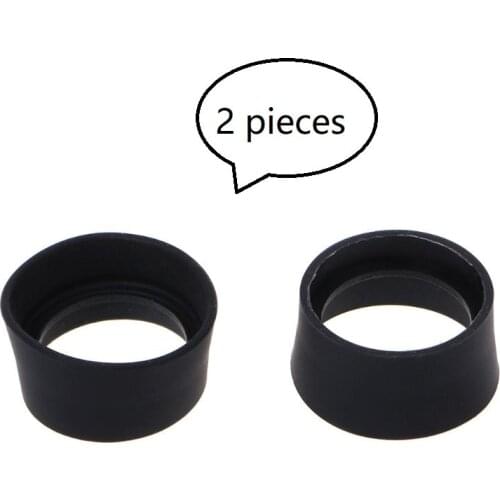 2pcs Soft Rubber Eyepiece Eye Shield 29-30mm Eye Guards Cups Eyepiece Caps For Binocular Microscope