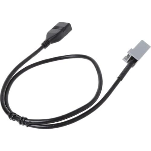 40GF Aux USB Cable Adapter Female Port Extension Wire for honda Civic Jazz CR-V