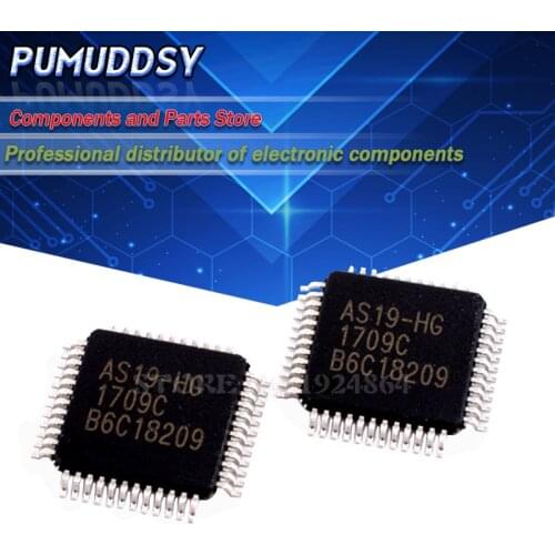 5PCS AS19-H1G AS19-G AS19-HG AS19-F AS19-HF AS19-H1F QFP which version please leave a message 100% IC