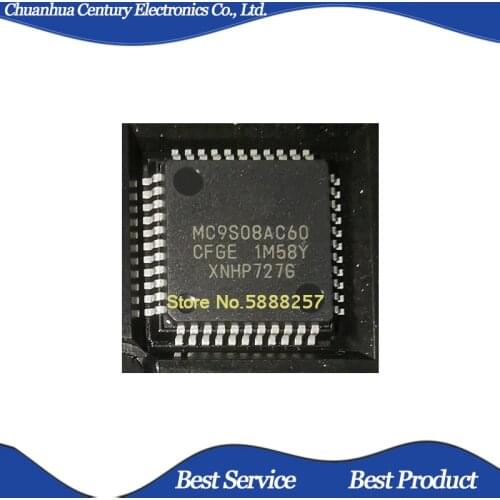5 Pcs MC9S08AC60CFGE QFP44 New and Original In Stock